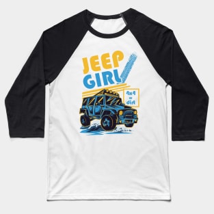 Jeep girl Baseball T-Shirt